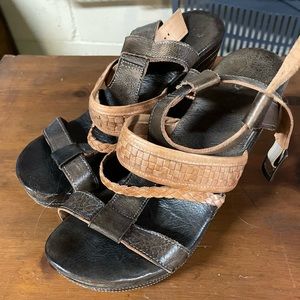 Bed Stu Leather Wedge